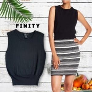 FINITY black blouse size M